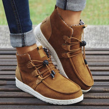 Load image into Gallery viewer, Lydiashoes Casual Laced Front Ankle Boots