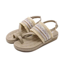 Load image into Gallery viewer, Lydiashoes Fashion Casual Fringed Beach Sandals
