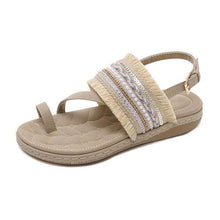 Load image into Gallery viewer, Lydiashoes Fashion Casual Fringed Beach Sandals