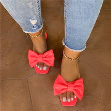 Load image into Gallery viewer, Lydiashoes Bow Casual Slides Sandals