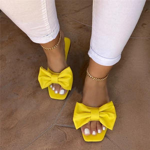 Lydiashoes Bow Casual Slides Sandals