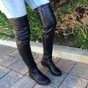 Lydiashoes Trendy Over The Knee Long Boots