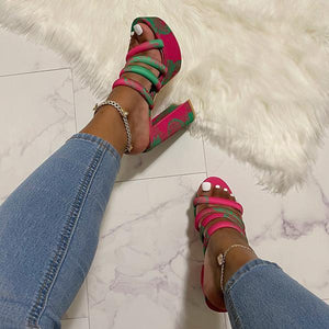 Lydiashoes Women Fashion High Heel Slippers