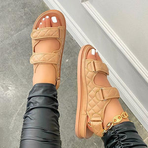 Lydiashoes Women Fashion Velcro Straps Sandals