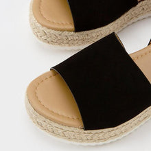 Load image into Gallery viewer, Lydiashoes Burlap Espadrille Platform Sandals