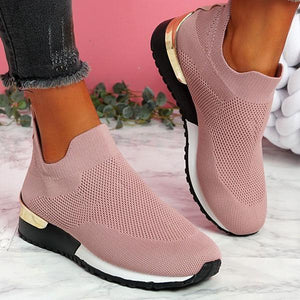 Lydiashoes Daily Slip-on Knit Sneakers