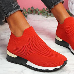 Lydiashoes Daily Slip-on Knit Sneakers