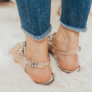 Lydiashoes Crystal Clear Sandals