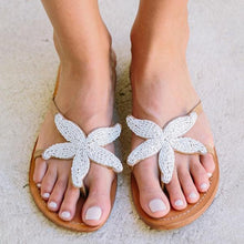 Load image into Gallery viewer, Lydiashoes Women Starfish Beach Flat Sandals