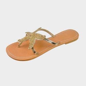 Lydiashoes Women Starfish Beach Flat Sandals