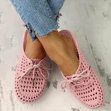 Load image into Gallery viewer, Lydiashoes Hollow Out Lace-Up Slippers For Women