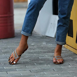 Lydiashoes Leopard Casual Fashion Beach Sandals