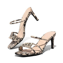 Load image into Gallery viewer, Lydiashoes Fashion Square Toe Heels Sandals