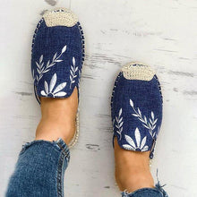Load image into Gallery viewer, Lydiashoes Fashion Embroidered Espadrille Flat Slippers