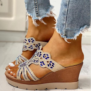 Lydiashoes Platform Wedge Casual Sandals