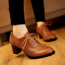 Load image into Gallery viewer, Lydiashoes British Style Carved Classy Lace Up Oxford Shoes