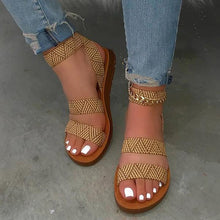 Load image into Gallery viewer, Lydiashoes Summer Flat Sandals