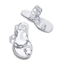 Load image into Gallery viewer, Lydiashoes Casual Toe Loop Detailing Jelly Sandals