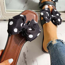 Load image into Gallery viewer, Lydiashoes Bowknot Design Open Toe Slippers