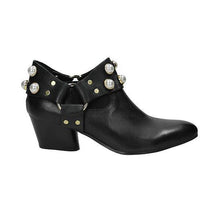 Load image into Gallery viewer, lydiashoes Pearl Pointed Toe Ankle Boties Slip-On Women Boots