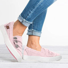 Load image into Gallery viewer, Lydiashoes Women Casual Button Comfy Sneakers