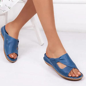 Lydiashoes Women Casual Summer Daily Comfy Slip On Sandals