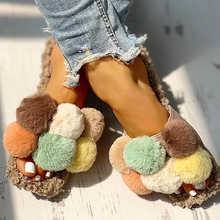 Load image into Gallery viewer, Lydiashoes Women Casual Fluffy Cute Flat Slippers