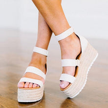 Load image into Gallery viewer, Lydiashoes Espadrille Ankle Strap Platform Sandals