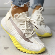 Load image into Gallery viewer, Lydiashoes Net Surface Breathable Lace-Up Yeezy Sneakers