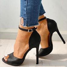 Load image into Gallery viewer, Lydiashoes Party Peep-Toe Ankle Strap Thin Heels