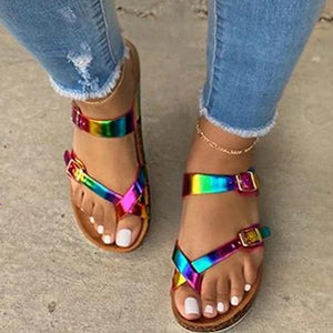 Lydiashoes Fashion Button Summer Sandals