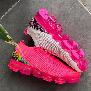 Lydiashoes Air Flower Woven Fashion Sneakers