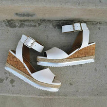 Load image into Gallery viewer, Lydiashoes Casual Daily Comfy Adjustable Buckle Wedges