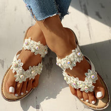 Load image into Gallery viewer, Lydiashoes Studded Toe Post Flat Slipper