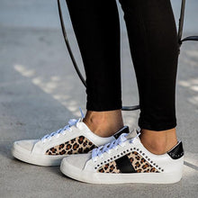 Load image into Gallery viewer, Lydiashoes Studded Leopard Sneakers